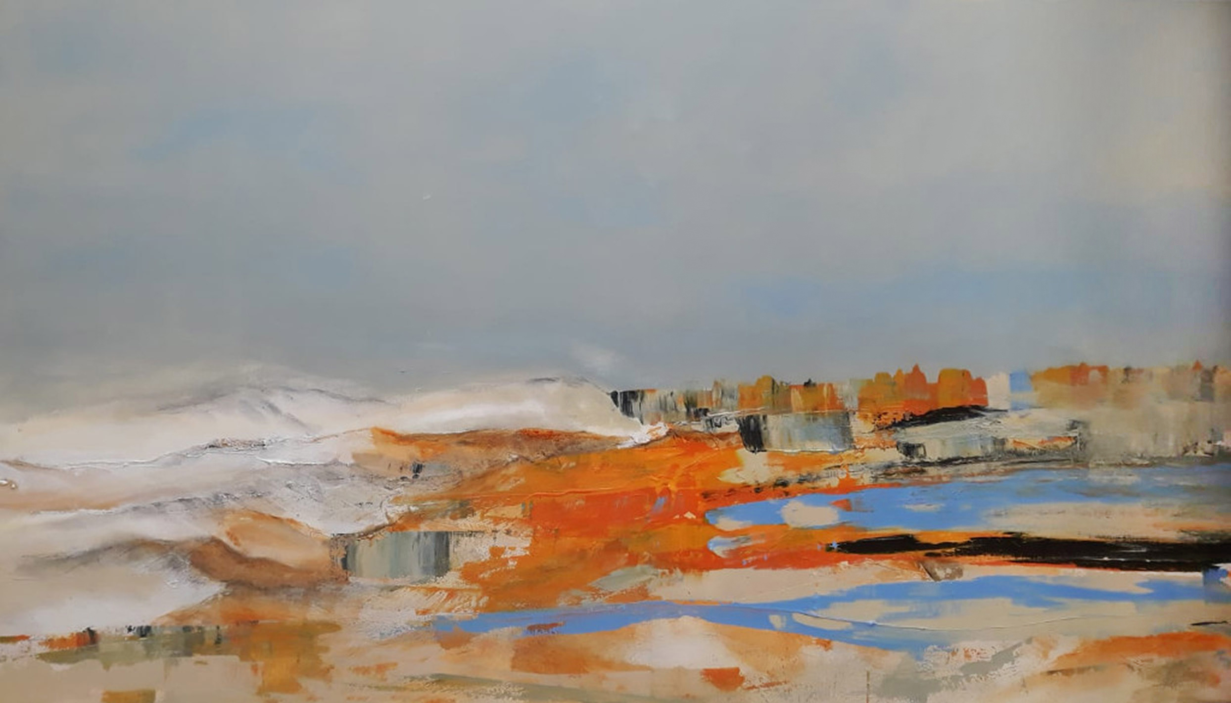 Coloured landscape II 170 | 100 Malerei auf Leinwand