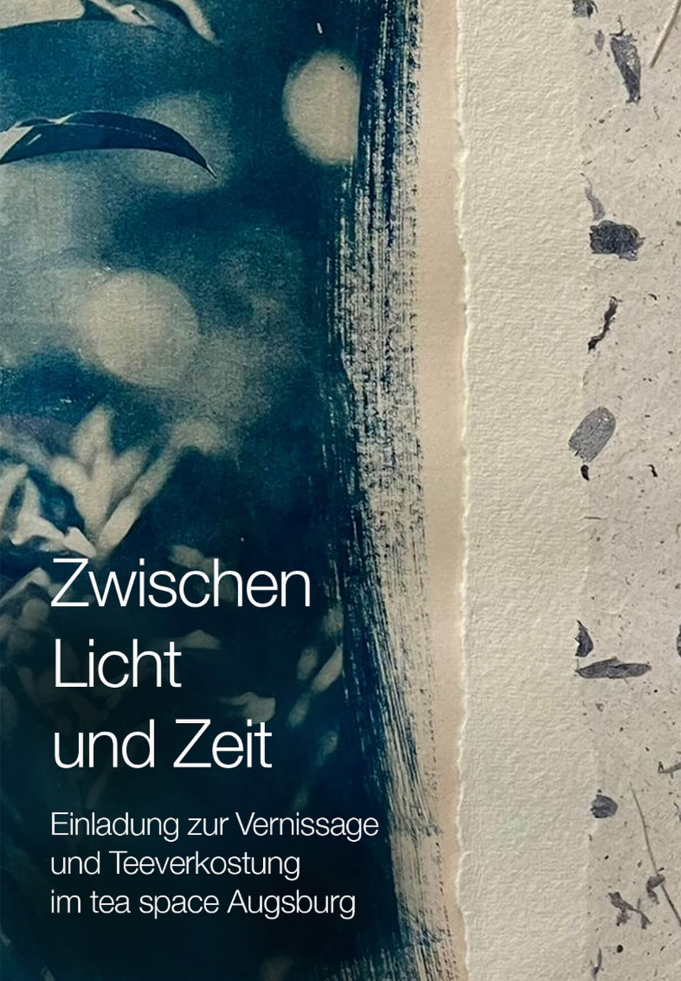 Einladung Vernissage Zwischen Licht und Zeit